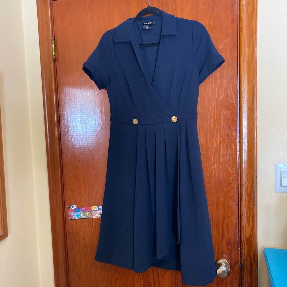 Navy blue DKNY dress
